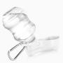 Flexzion Dog Water Bottle with Foldable Bowl Holder Drink Cup Tray Stand Attachment for Walking, Travel Drinking Dispenser Hanging Buckle Accessory for Pets, Dogs, Cats, Small Animals
