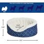 MidWest Homes for Pets CU25BLD Couture Orthopedic Cradle Pet Bed for Dogs & Cats, Small