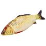 ocijf179 Cats Toy Pet Cats Artificial Plush Fish Shaped Catnip Dental Teeth Care Clean Chewing Toy - S Carp
