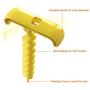 SUHINFE Dog Tie Out Cable and DOD Stake, Muti-Function Pet Tie Out Cable with Dog Molar Ball Toy for Small, Medium, Large Dog, Yard, Garden, Camping and Outside