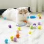 Cat Toys Variety Bundle Set, Cute Cat Toys Interactive Cat Toy Set Including Soft Cat Toy Balls Cat Catnip Toys for Cat Kitten Having Fun Exerciser Playing