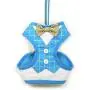 Dogo EasyGo Bowtie Blue Harness - Small Dogo EasyGo Bowtie Blue Harness - Small