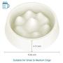 Dimgogo Slow Feeder Dog Bowls, Dog Food Bowl Slow Eating Dog Bowl Interactive Bloat Stop Dog Bowls Non Slip Puzzle Bowl Preventing Choking Healthy Dogs Cats Bowl Come with Free Puppy Dog Chew Toys