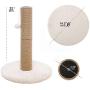 LUCKITTY Small Cat Scratching Posts Kitty Coconut Tree-Cat Scratch Post for Cats and Kittens - Plush and Sisal Scratch Pole Cat Scratcher