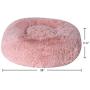 BinetGo Dog Bed Cat Bed Cushion Bed Faux Fur Donut Cuddler for Dog Cat Joint-Relief and Improved Sleep – Machine Washable, Waterproof Bottom