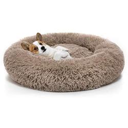 MIXJOY Orthopedic Dog Bed Comfortable Donut Cuddler Round Dog Bed Ultra Soft Washable Dog and Cat Cushion Bed (23/30/36)