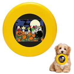 Pet Frisbee Flying Disc Dog Toy - Multifunction Welcome Great Pumpkin