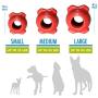 Hero Duramax, Natural Rubber Bone Ball, Treat Dispensing Dog Toy