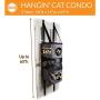 K&H Pet Products Hangin Cat Condo Door Mounted Cat Furniture Cat Tree