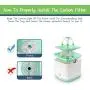 Rarloner Cat Fountain Filters,8 Pack Pet Fountain Filters for 1.6L Cat Water Fountain Filling with Activated Carbon,Pet Water Fountain Replacement Filters,Cat Water Fountain Filters Rarloner Cat Fountain Filters,8 Pack Pet Fountain Filters for 1.6L Cat Water Fountain Filling with Activated Carbon,Pet Water Fountain Replacement Filters,Cat Water Fountain Filters