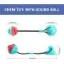 PetsBark Suction Cup Dog Chew Toy for Aggressive Chewers, Dogs Teeth Cleaning Rope Toys