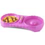 Double Bowls Feeding Station - Slow Feeder Dog Bowl - 2 in 1 Food Water Feeder - Anti Choke Interactive Bloat Stop Cat Bowl - Non Slip Feeding Bowls Anti-Static & Anti-Dust Eating Drinking Pet Bowls