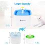 isYoung Cat Water Fountain 84Oz/2.5L Pet Water Fountain Dog Water Dispenser Pet Drinking Fountain for Dog, Cat and Small pet