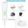 TURN RAISE Pet Grooming Clipper, Rechargeable Cordless Cat and Dog Clippers, Low Noise Electric Pet Trimmer, Pet Clipper for Trimming The Hair Around Face, Eyes, Ears, Paw, Rump