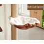 Medium Cat Tree, 102 inches Cat Tower Condo, Multi-Level Kittens Activity Center, Scratching Posts, Pet Furniture with Hammock and Tunnel