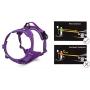 juxzh Truelove Soft Front Dog Harness .Best Reflective No Pull Harness with Handle and 2 Leash Attachments