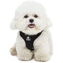 THE ZOOS Thezoos Bennys Basic Harness Comfortable Vest Fit Simple Size Adjustment Easy Control Soft No Pull Dog All Weather for Puppies Small Medium Dogs