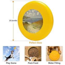 Pet Frisbee Flying Disc Dog Toy - Multifunction Path in The Wheat at Pourville Claude Monet