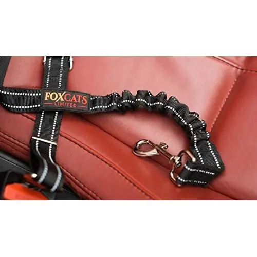 Foxcats Limited Dog Seat Belt, Dog Cat Car Safety Seat Belt Harness Adjustable Leads Harness for Cars Vehicle Foxcats Limited Dog Seat Belt, Dog Cat Car Safety Seat Belt Harness Adjustable Leads Harness for Cars Vehicle