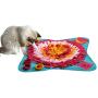 cocopet Dog Snuffle Mat Treat Potable Puzzle Slow Food Feeding Nosework Training Toy Non Slip Sniffing Relieve Stress Games No Choking Pet Bowl Machine Washable for Cat Puppy Doggie and Medium Dogs