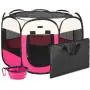 HEPEENG Portable Foldable Pet Playpen and Puppy playpen Pet Tent with Carrying Case Collapsible Travel Bowl Indoor/Outdoor Use with Water Resistant and Removable Shade Cover for Dog/Cat/Rabbit/Pet HEPEENG Portable Foldable Pet Playpen and Puppy playpen Pet Tent with Carrying Case Collapsible Travel Bowl Indoor/Outdoor Use with Water Resistant and Removable Shade Cover for Dog/Cat/Rabbit/Pet