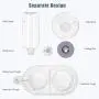Real Pet Double Dog Cat Bowls Cat Automatic Water Dispenser Detachable Dog Glass Feeder Bowl No-Spill Pet Food Water Bowls for Cats and Small Dog Real Pet Double Dog Cat Bowls Cat Automatic Water Dispenser Detachable Dog Glass Feeder Bowl No-Spill Pet Food Water Bowls for Cats and Small Dog