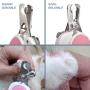 ganeric Cat and Dog Nail Clipper,for Large and Small Animals Professional Trimming Tools-with Safety Guard to Avoid Over Cutting, Free Nail File, Razor Sharp Blade