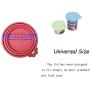 CuleedTec Silicone Pet Food Storage Can Lid Cover for Dog Cat Food, One Fits Three Standard Sizes Food-Grade Can Tops,Pack of 4