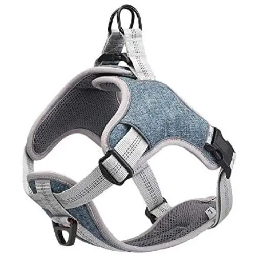 BELPRO Dog Harness No Pull, Reflective Vest Harness with 2 Metal Leash Hooks,Adjustable Soft Padded Pet Vest for Small Medium Large Dog BELPRO Dog Harness No Pull, Reflective Vest Harness with 2 Metal Leash Hooks,Adjustable Soft Padded Pet Vest for Small Medium Large Dog