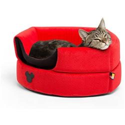Disney Mickey Mouse 2-in-1 Honeycomb Hut Cuddler in Mickey Bobble (Dog Bed / Cat Bed)