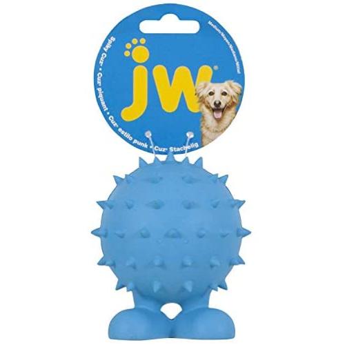 (3 Pack) JW Spiky Cuz Assistant Toy, Medium, Multicolor - Colors May Vary