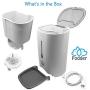 SereneLife Automatic Pet Feeder - Electronic Dogs and Cat Food Dispenser –Programmable Features for Portion and Weight Control and Meal Scheduling – Built-In Voice Recorder and Player