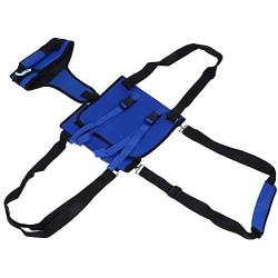 Zerodis Dog Sling Assist Belt, XLarge Polyester Dog Lift Support Harness Blue Adjustable Full Body Lift Harness Walking Strap for Disabled Old Age Dogs