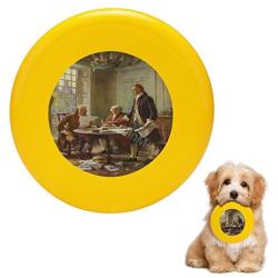Pet Frisbee Flying Disc Dog Toy - Multifunction Writing The Declaration of Independence War is Hell Store