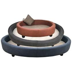 QTT Pet beds Pet Bed Solid Wood Kennel Dog Bed Removable and Washable Kennel Pet Cat Litter Large and Medium-Sized Dog Supplies Away from Moisture Not Easy to Deform TTaN
