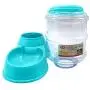 Blusea Automatic Pet Water Food Dispenser, 3.8L Large Capacity Self-Dispensing Gravity Pet Feeder Waterer Cat Dog Feeding Bowl Drinking Water/Automatic Feeding Pet Supplies (2, Light Pink) Blusea Automatic Pet Water Food Dispenser, 3.8L Large Capacity Self-Dispensing Gravity Pet Feeder Waterer Cat Dog Feeding Bowl Drinking Water/Automatic Feeding Pet Supplies (2, Light Pink)