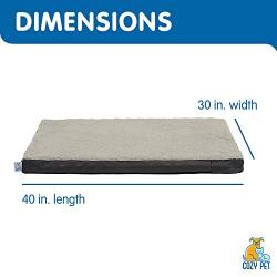 Cozy Pet Dallas Orthopedic Dog Bed, Low Profile Platform Mattress Dog Bed For Joint Support, Machine Washable Cover