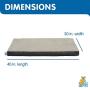 Cozy Pet Dallas Orthopedic Dog Bed, Low Profile Platform Mattress Dog Bed For Joint Support, Machine Washable Cover