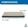 Cozy Pet Dallas Orthopedic Dog Bed, Low Profile Platform Mattress Dog Bed For Joint Support, Machine Washable Cover