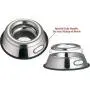 Indipets Stainless Steel Spill Proof Splash Free Dog Bowl - Removable Cover and Easy Pick Up Grip Handle Indipets Stainless Steel Spill Proof Splash Free Dog Bowl - Removable Cover and Easy Pick Up Grip Handle