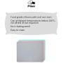Ptlom Pet Placemat for Dog and Cat, Mat for Prevent Food and Water Overflow, Suitable for Medium and Small Pet,Silicone, 18'' 14''