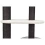 Royal Pet Club Cara Gray Cat Tower for Large Cats, with Scratching Posts, Two Platforms, Top Platform Padded with Back Rest, Condo, Removable Cushion (44444)