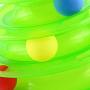 WWYM Cat Roller Toy 3 Layers, Track Puzzle Fun Interactive Pet Play Disk, Cat Catching Ball Game Toys, for Multiple Cats,Green