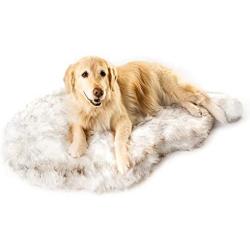 Treat A Dog Puprug Faux Fur Memory Foam Orthopedic Dog Bed, Premium Memory Foam Base, Ultra-Soft Faux Fur Cover, Modern and Attractive Design (Multiple Sizes & Styles)