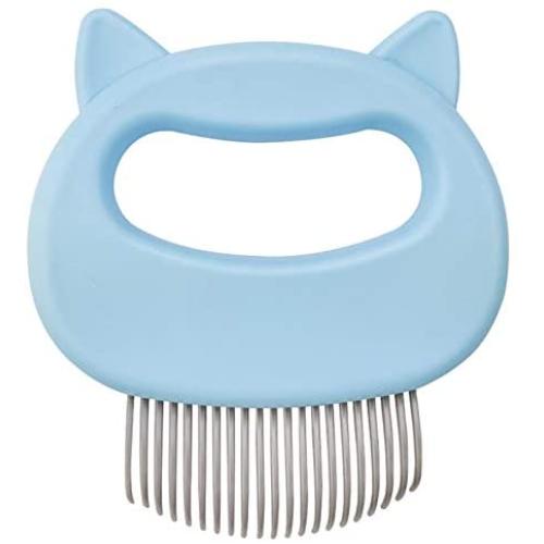 xlpace Relaxing Cat Comb Massager Pet Brush Dog Hair Removal Open Knot Massage Comb