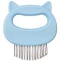 xlpace Relaxing Cat Comb Massager Pet Brush Dog Hair Removal Open Knot Massage Comb