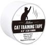 Bihuo Anti Cat Scratch Tape, Double Sided Cat Scratch Deterrent Sheets 4 Inches Wide Cats Scratch Protector Clear Sticky Paws Furniture Strips Cover for Couch Bed Sofa Door