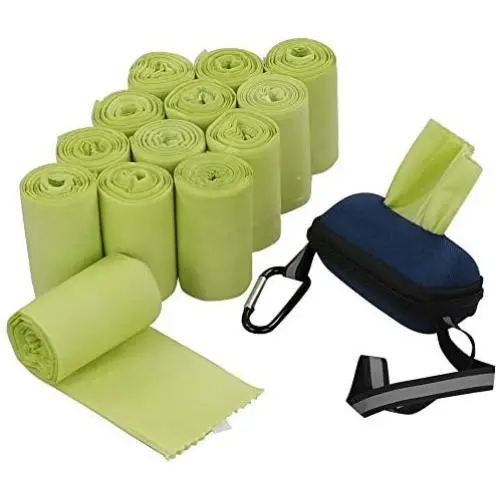 Pekky 100% Biodegradable Dog Poop Bags, Compostable Pet Waste Bags with A Soft Zipper Dispenser(280 Bags)