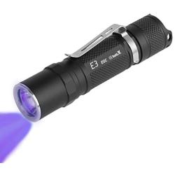 Blacklight UV Flashlight with 3 Watts UV LED,Black Filter Lens,Portable Waterproof Small Uv Light for UV Glue Curing, Pet Urine Detector Light, Leak Detector,Powered by AA (395nm)