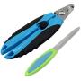 NLUJGYAV Nail Clippers for Small Dogs, Safety Zen Clippers for Cats Dogs toenail Files Thick Side Magic Nail Grooming Shaping kit